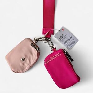 lululemon athletica Pink Key & Card Holders dual pouch